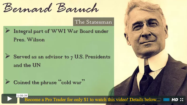 What Traders Can Learn From Bernard Baruch