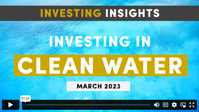 VIDEO: Investing in Clean Water